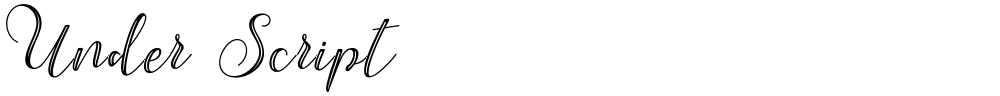 Under Script