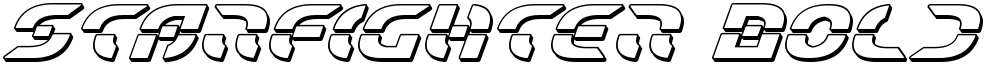 Starfighter Bold 3D Italic