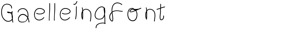 GaelleingFont