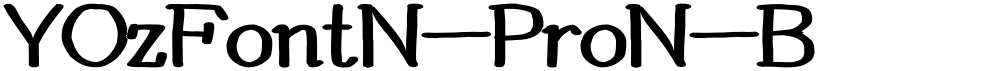 YOzFontN-ProN-B