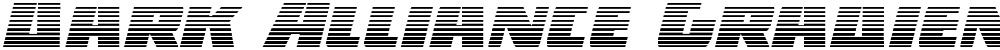 Dark Alliance Gradient Italic