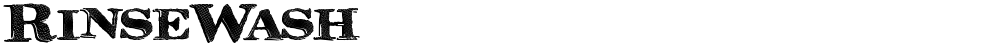 RinseWash