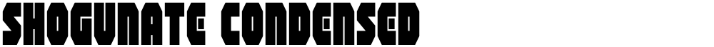 Shogunate Condensed