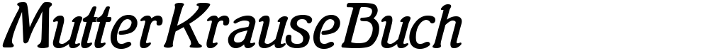 MutterKrauseBuch