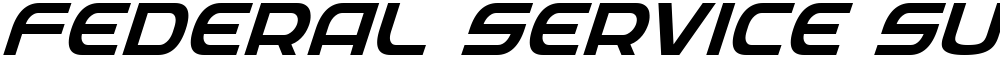 Federal Service Super-Italic