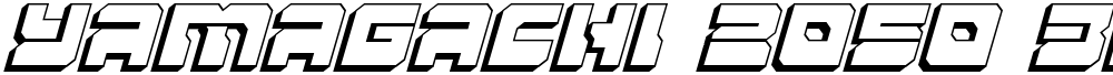 Yamagachi 2050 3D Italic