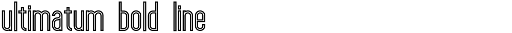 ultimatum bold line