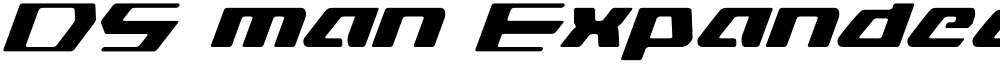 DS man Expanded Italic