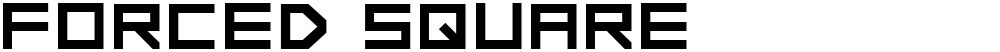 FORCED SQUARE