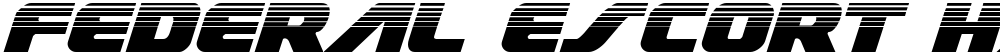 Federal Escort Halftone Italic