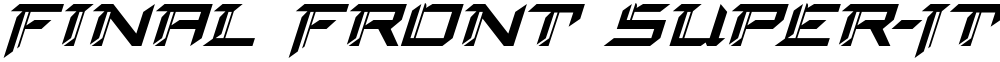 Final Front Super-Italic