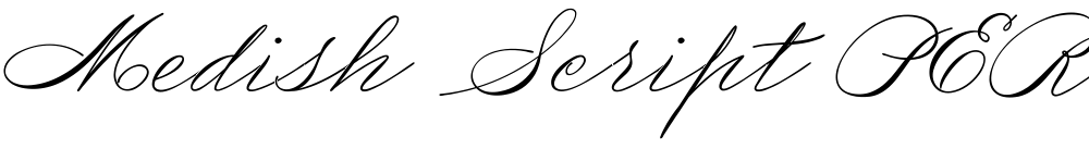 Medish Script PERSONAL USE ONLY