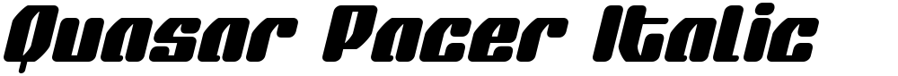 Quasar Pacer Italic