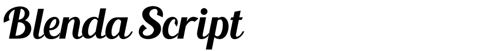 Blenda Script