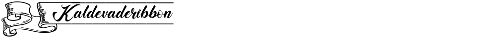 Kaldevaderibbon