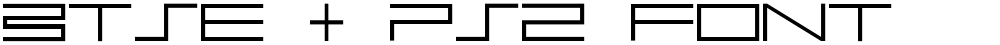 BTSE + PS2 FONT