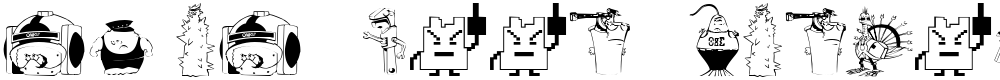 aqua teen hunger font