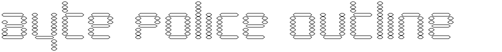 Byte Police Outline