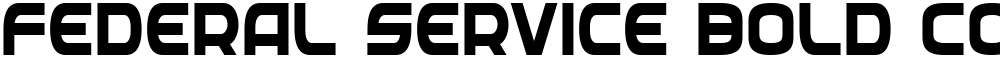 Federal Service Bold Condensed