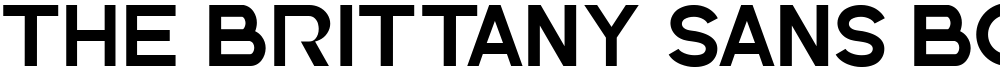 The Brittany Sans Bold