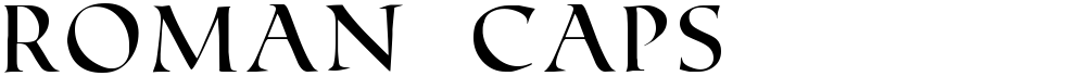 Roman Caps