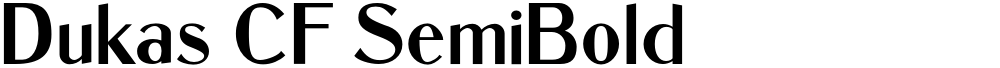 Dukas CF SemiBold