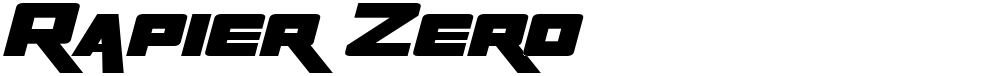 Rapier Zero