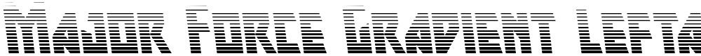 Major Force Gradient Leftalic