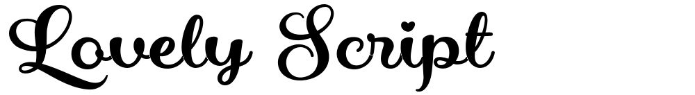 Lovely Script