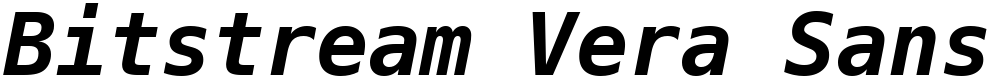 Bitstream Vera Sans Mono