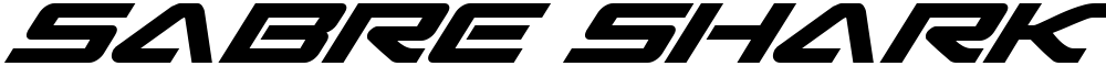 Sabre Shark Semi-Bold Italic