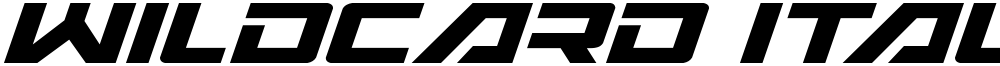 Wildcard Italic