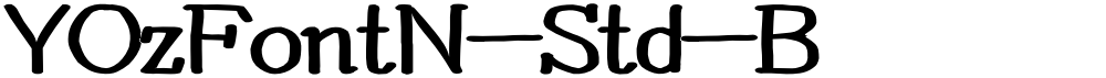 YOzFontN-Std-B
