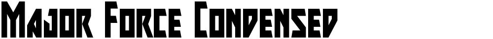 Major Force Condensed