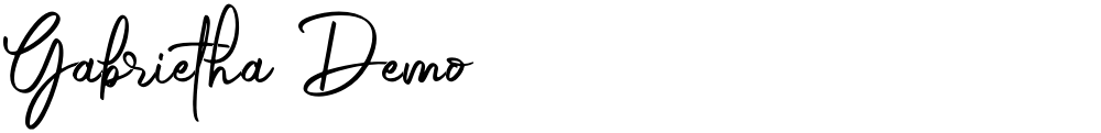 Gabrietha Demo