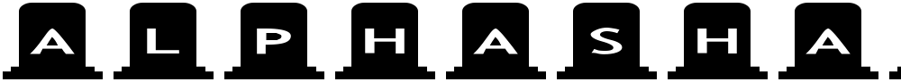 AlphaShapes gravestones