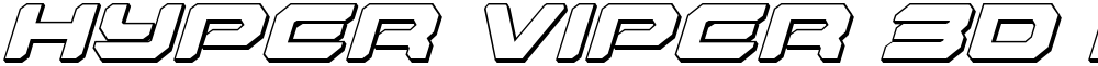 Hyper Viper 3D Italic