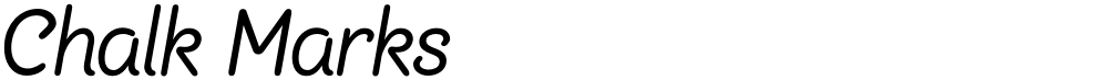 Chalk Marks