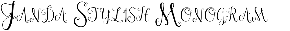 Janda Stylish Monogram