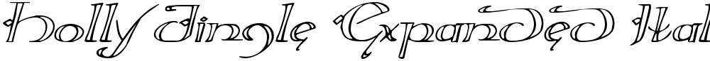Holly Jingle Expanded Italic