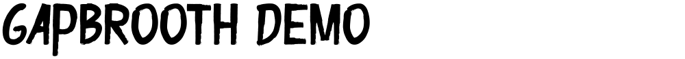 Gapbrooth Demo