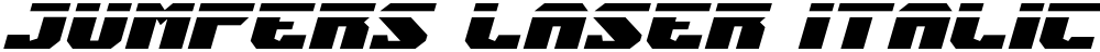 Jumpers Laser Italic