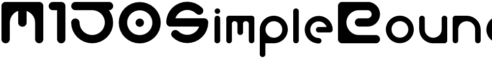 M150SimpleRoundFont