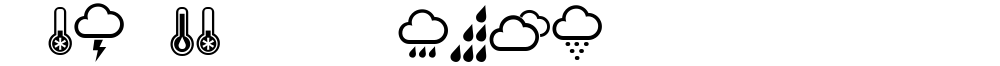 Weather Symbols