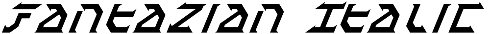 Fantazian Italic