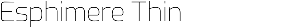 Esphimere Thin