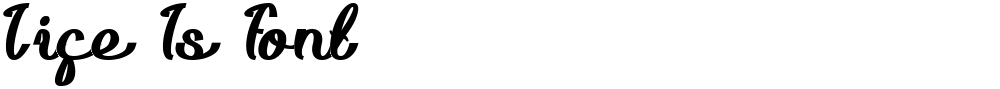 Life Is Font