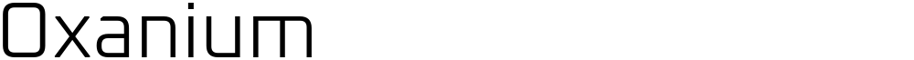 Oxanium