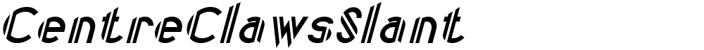 CentreClawsSlant