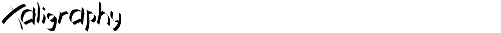 Xaligraphy